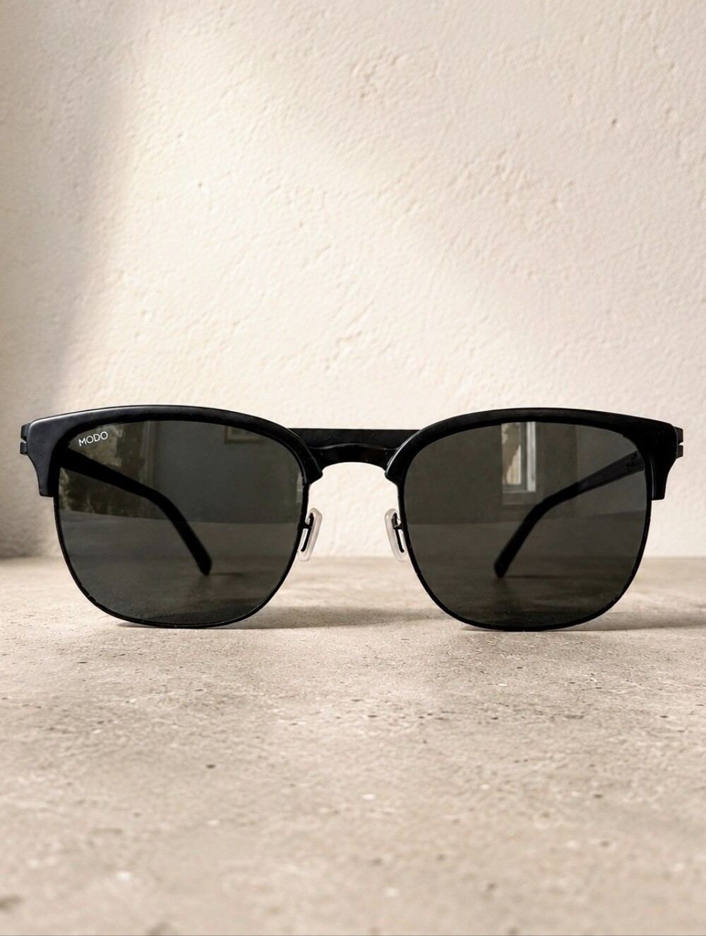 MODO 460 Titanium Sunglasses Black Unisex Designer Frames w/ Case